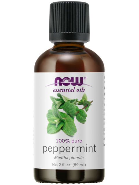 NOW Essential Oil, Peppermint oil (éterický olej Máta peprná), 59 ml
