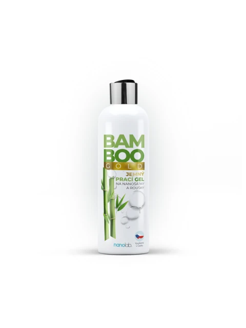 Nanolab Jemný prací gel na šátky a roušky BAMBOO Gold 300ml - EXPIRACE 3/2023