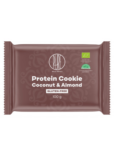 BrainMax Pure Protein Cookie, Kokos & Mandle, BIO, 100 g