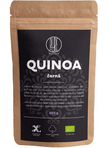 BrainMax Pure Quinoa BIO - černá, 250 g