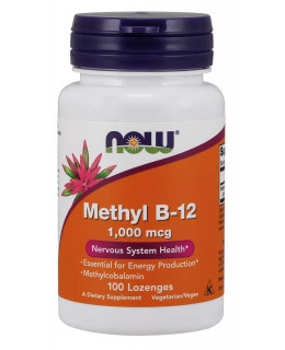 NOW Methyl B12, 1000 ug, 100 pastilek