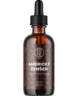 BrainMax Pure Americký ženšen (American Ginseng) tinktura 1:3, 100 ml - EXPIRACE 4/2025
