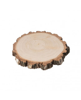ČistéDřevo Dřevěná podložka z kmene břízy s kůrou 8-10 cm