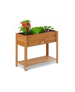 Casaria Vyvýšený truhlík z akáciového dřeva 100 cm