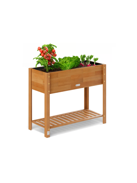 Casaria Vyvýšený truhlík z akáciového dřeva 100 cm