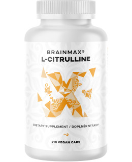 BrainMax L-Citrulline, L-citrulin, 210 rostlinných kapslí
