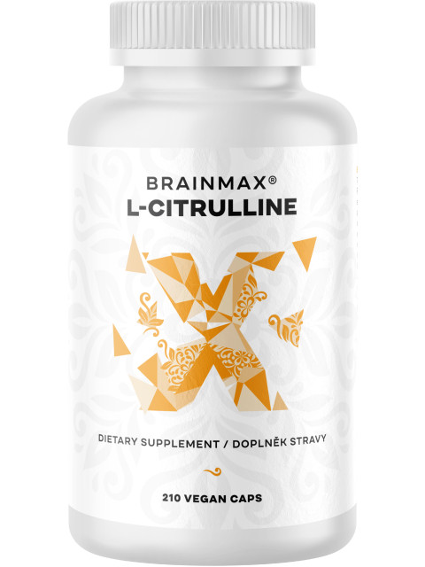BrainMax L-Citrulline, L-citrulin, 210 rostlinných kapslí