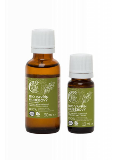 Tierra Verde Silice Vavřín Kubébový BIO (10 ml) - energizuje, čistí vzduch