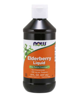 NOW Elderberry Liquid (Bezinka), 237 ml