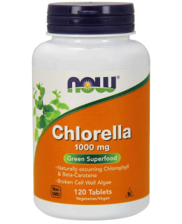NOW Chlorella, 1000 mg, 120 tablet