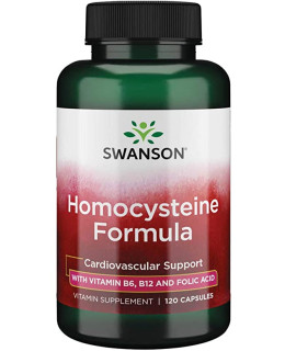 Swanson Homocysteine Formula, 120 kapslí