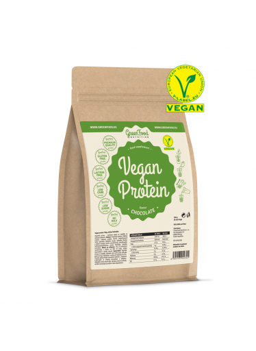 GreenFood Vegan Protein 750g - Čokoláda