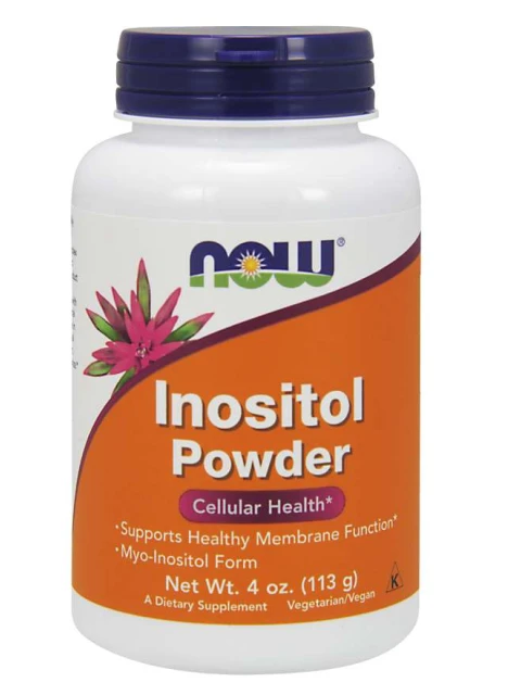 NOW Inositol (myo-inositol), čistý prášek, 113g