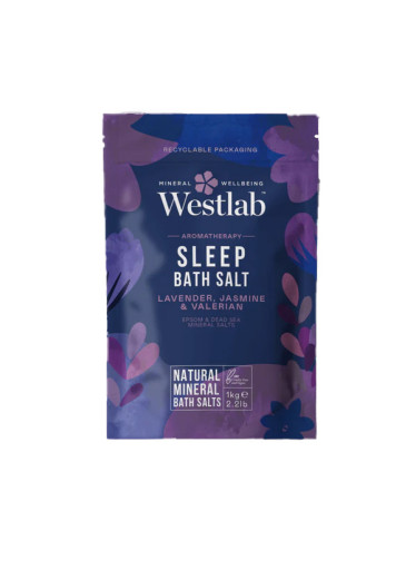 Westlab Koupelová sůl Sleep, 1 kg