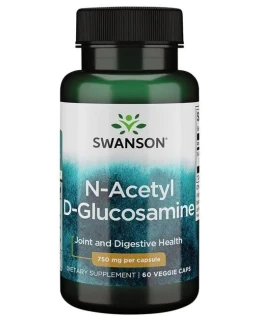 Swanson N-Acetyl D-Glucosamine, 750 mg, 60 kapslí