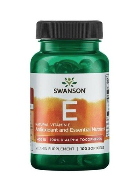 Swanson Vitamin E 400 IU, 100 kapslí