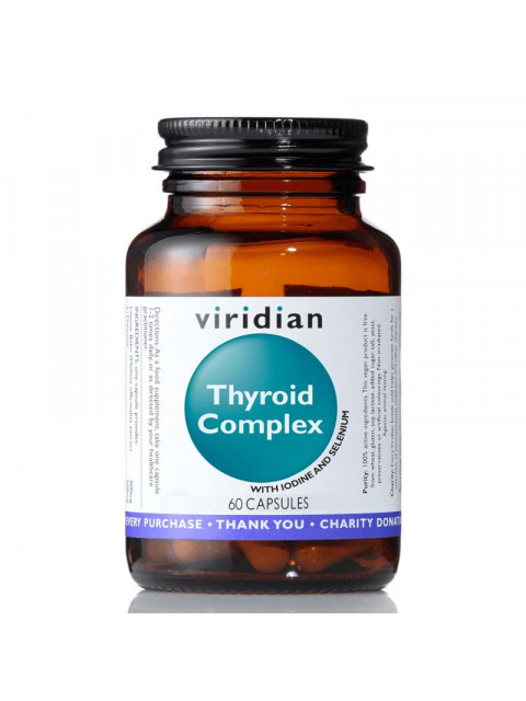 Viridian Thyroid Complex (Komplex pro štítnou žlázu), 60 kapslí