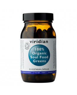 Viridian Soul Food Greens (Směs zelených superpotravin) Organic, 90 kapslí