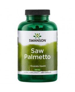 Swanson Saw Palmetto (Serenoa plazivá), 540 mg, 250 kapslí