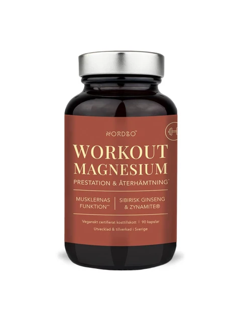Nordbo Workout Magnesium 90 kapslí