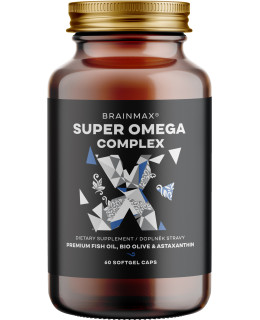 BrainMax Super Omega Complex, 60 softgel kapslí