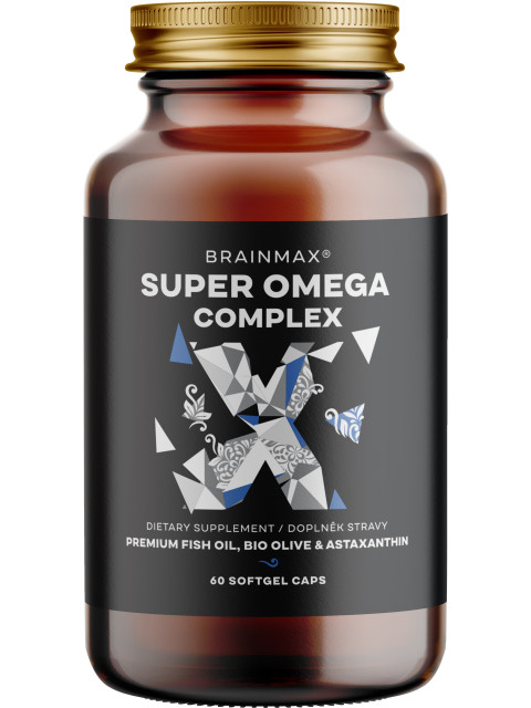 BrainMax Super Omega Complex, 60 softgel kapslí