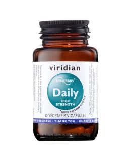 Viridian Synerbio Daily High Strength (Směs probiotik a prebiotik), 30 kapslí