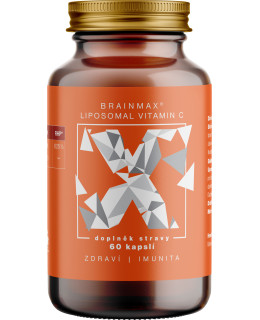 BrainMax Liposomal Vitamin C, Lipozomální Vitamín C, 500 mg, 60 rostlinných kapslí