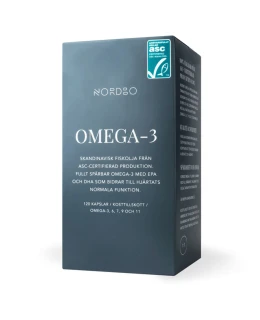 Nordbo Scandinavian Omega-3 Trout Oil, 120 kapslí