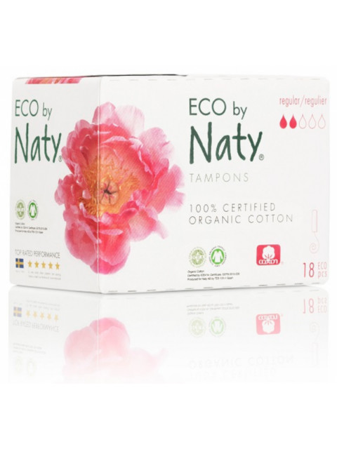 Naty Dámské ECO tampóny - regular (18 ks)