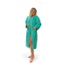 Dámský župan kimono s výšivkou, Pool Blue