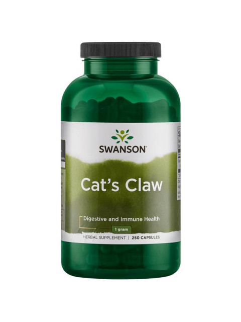 Swanson Cat's claw (Řemdihák plstnatý) 500mg, 250 kapslí