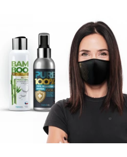 3v1 sada: Luxusní nano rouška LeFleur s kameny Swarovski + Bamboo na praní + PURE100% na regeneraci (Expirace  3/23)