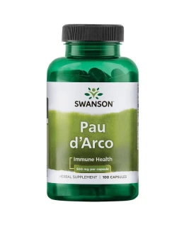 Swanson Pau d'Arco (Lapacho), 500 mg, 100 kapslí