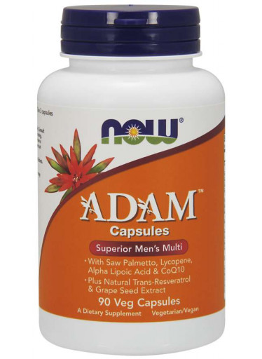 NOW Adam, Multivitamin pro muže, 90 rostlinných kapslí