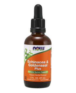 NOW Echinacea & Goldenseal Plus (Třapatka & Vodilka kanadská), 59 ml