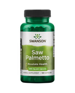 Swanson Saw Palmetto (Serenoa plazivá), 540 mg, 100 kapslí