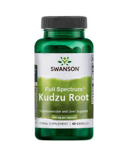 Swanson Kudzu Root (Kuzu kořen), 500 mg, 60 kapslí