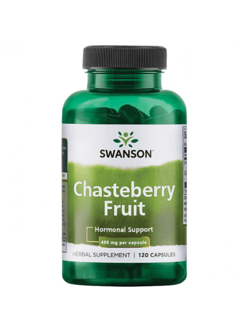 Swanson Chasteberry Fruit (Drmek obecný), 400 mg, 120 kapslí