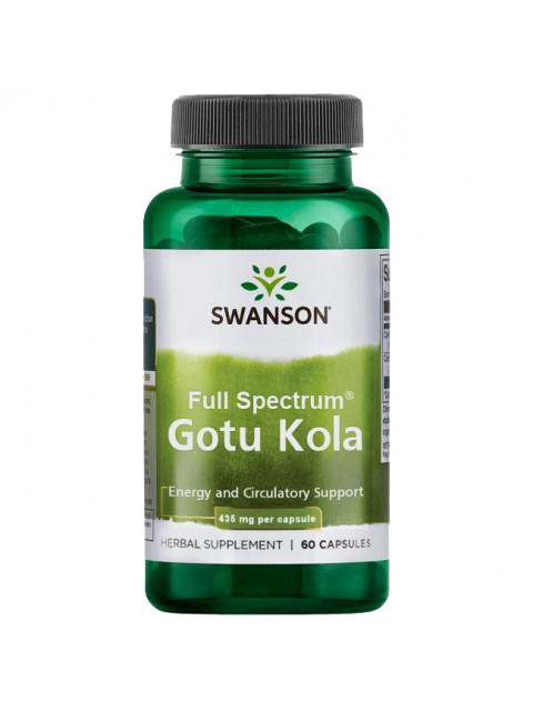 Swanson Gotu Kola, 435 mg, 60 kapslí