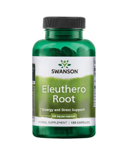 Swanson Eleuthero Root (Sibiřský ženšen), 425 mg, 120 kapslí