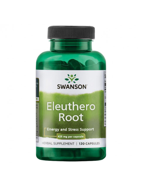 Swanson Eleuthero Root (Sibiřský ženšen), 425 mg, 120 kapslí