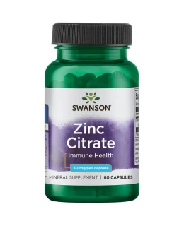 Swanson Zinc Citrate, Zinek Citrát, 30 mg, 60 kapslí