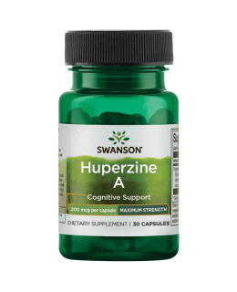 Swanson Huperzine A, 200 mcg, 30 kapslí