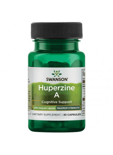 Swanson Huperzine A, 200 mcg, 30 kapslí