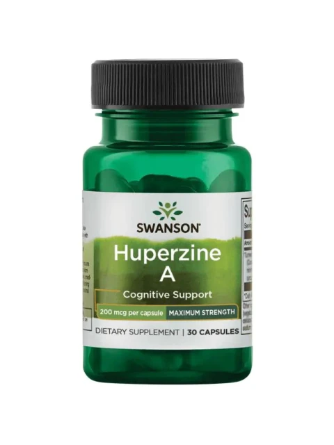 Swanson Huperzine A, 200 mcg, 30 kapslí