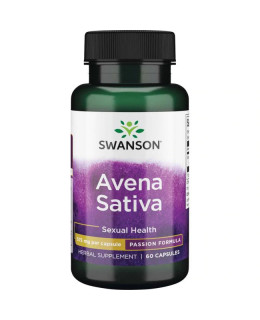 Swanson Avena Sativa Extract (Extrakt z ovsa), 575 mg, 60 kapslí