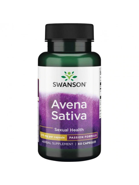 Swanson Avena Sativa Extract (Extrakt z ovsa), 575 mg, 60 kapslí