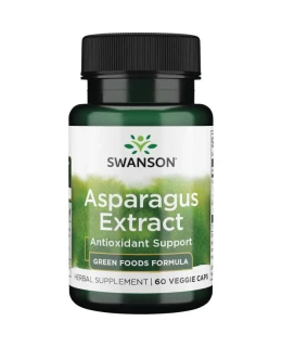 Swanson Asparagus Extrakt (chřest), 60 rostlinných kapslí