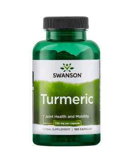 Swanson Turmeric - kurkuma, 1440 mg, 100 kapslí